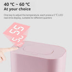 Baby Wipe Warmer,New Portable Large Capacity Wipes Warmer Dispenser with LED Display,Adjustable Baby Wet Wipes Holder,Evenly Overall Heating for Home Car Travel Use