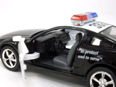 KiNSMART 2006 Ford Mustang GT Police Edition 1:38 Scale 5" Die Cast Metal Model Toy Car