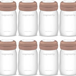 Maymom Wide Neck Breastmilk Collection n Storage Bottle 5.4 oz; Re-markable SureSeal Disc. Fits Spectra S2 Spectra S1 9 Plus.