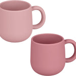 Pack of 2 Silicone Drinking Mug Cup for Toddler Kids and Children (Color 3)