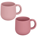 Mintlyfe Pack of 2 Silicone Drinking Mug Cup for Toddler Kids and Children (Color 4)