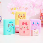 Cartoon Student Pencil Sharpener with Eraser, Multicolour, Dual Purpose, 1Pc