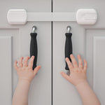 4our Kiddies Child Proof Cabinet Locks for Baby Proofing, 14 Pack Baby Proof Drawer Locks for Kids, Child Safety, Adjustable Child Locks for Cabinet and Drawers with 12 Extra 3M Adhesives, No Drilling