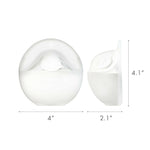 Boon Trove Silicone Manual Breast Pump - Passive Milk Collector - Hands Free Breast Pump for Nursing - Breastfeeding Essentials - 1 Count