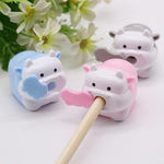 Cute Cow Pencil Sharpener - Kawaii Animal Design Sharpener for Girls, Office and School Stationery Supplies, Gift for Students and Teachers (Random 1PC)