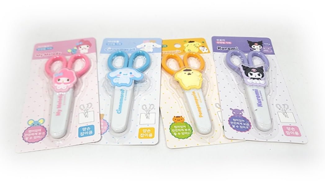 Cute Safety Scissors with Cover (Pink) - Kitchen by MSGlobal - Baby and ...