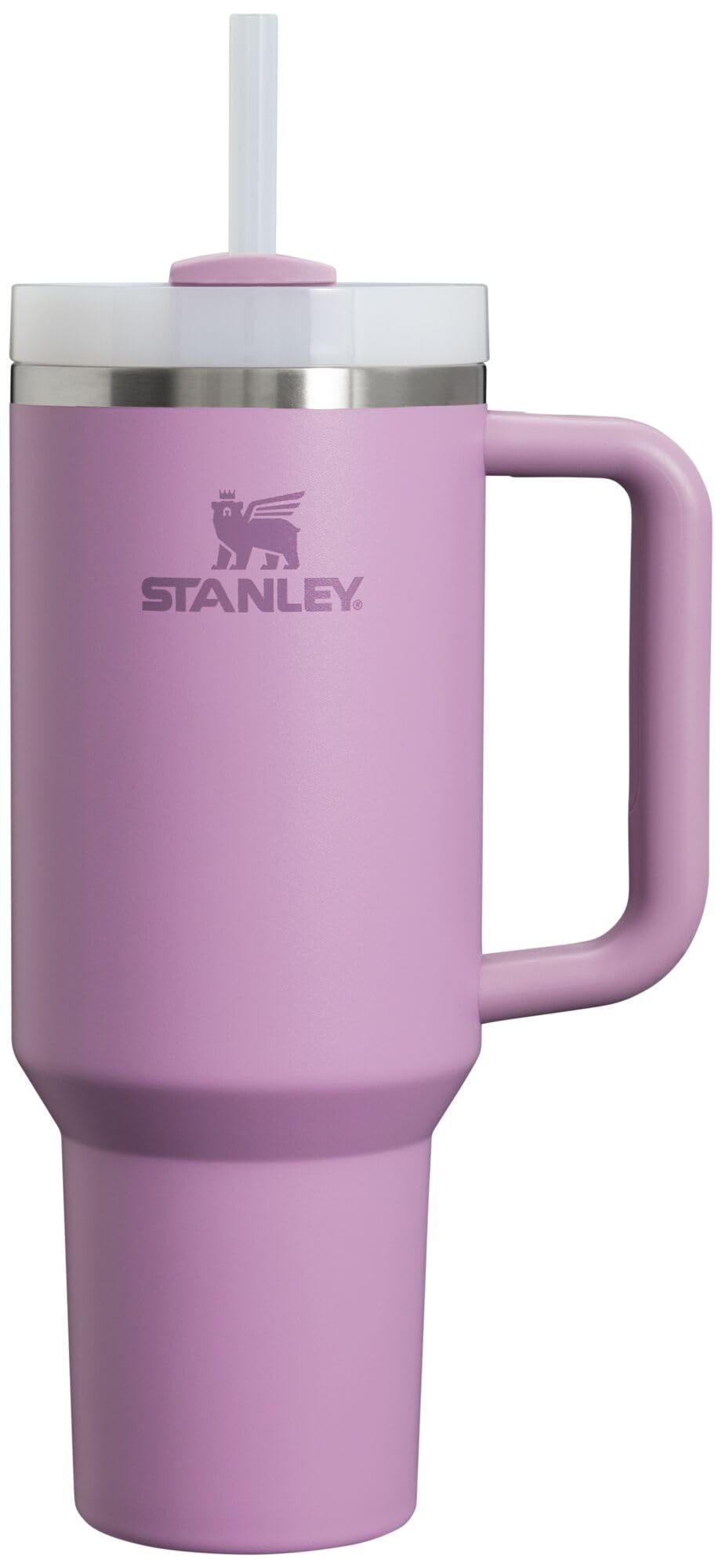 Stanley Quencher H2.0 FlowState Stainless Steel Vacuum Insulated Tumbler with Lid and Straw for Water, Iced Tea or Coffee, Smoothie and More, Rose Quartz 2.0, 30 OZ / 0.89 L