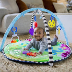 Baby Einstein Sea Floor Explorers 2-in-1 Water Mat, Portable Tummy Time, Activity Play Gym, Sensory Toys, Ages Newborn and Up
