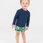 RUGGEDBUTTS Long Sleeve Rash Guard - Navy - 5