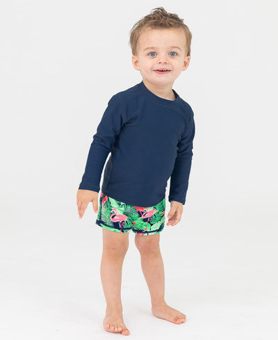 RUGGEDBUTTS Long Sleeve Rash Guard - Navy - 5
