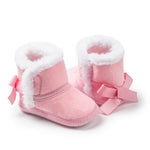 Zoolar Infant Unisex Warm Fur Lining Soft Boots Baby Winter Ankle Non-Slip Rubber Texture Sole Toddler Winter Snow Crib Shoes