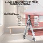 Nawahev Baby Bassinet,3 in 1 Baby Bassinets Bedside Sleeper with Wheels and Mosquito Net,Bedside Bassinet for Baby with Comfy Mattress, Mattress&Breathable Mesh,Storage Basket