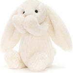 Jellycat Bashful Cream Bunny Stuffed Animal, Medium 12 inches | Rabbit and Bunny Plush Toy | Classic Children's Gift