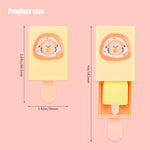 KOOBOOK 4Pcs Kawaii Pencil Eraser Fun Magic Box Eraser for Artists Ice Cream Rubber Erasers Bulk Cute Office Supplies