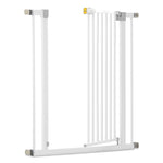 hauck Open N Stop Baby Safety Gate for 29 to 31" Wide Stairs, Hallways & Doorways, White