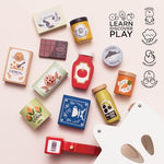 Le Toy Van - Wooden Groceries Toy Play Set & Wooden Scanner for Shopping Role Play | Supermarket Pretend Play Shop with Toy Food