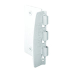 Prime-Line U 9888 Flip Action Door Lock – Reversible White Privacy Lock with Anti-Lock Out Screw for Child Safe Mode, 2-3/4” (Single Pack)