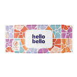 Hello Bello Premium Wipes, Designed for Sensitive Skin with Chamomile & Aloe Extracts, Flower Pop (12 Resealable Packets = 720 Total Wipes)
