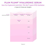 Glow Recipe Plum Plump Hyaluronic Acid Serum, Hydrating + Plumping Face Serum, Korean Serum with Vitamin B5, Barrier Support + Antioxidants, Vegan (30ml)
