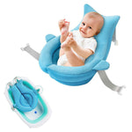 Baby Bath Seat Support Net Soft Infant Bathing Seat Support Mat Suspension Shower Pad Adjustable Non-Slip Newborn Bathtub Sling Mat Baby Sink Bather Tub Shower Net Bathtub Sit Up Mesh 0-6 Month