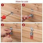 Hicarer 36 Pcs Toggle Latch Clamp Adjustable 330 Lbs Holding Capacity Pull Latch 4001 Heavy Duty Latch Lock Metal Door Latches Sturdy Latches Hardware for Smoker Lid Tool Box(Red, No Lock Hole)