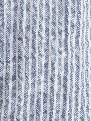 Little Planet by Carter's Boy 2-piece Shorts Set made with Organic Cotton, Navy Stripes, 12M