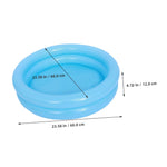 TOYANDONA Inflatable Baby Pool for Boys and Girls Small Round Swimming Pool for Outdoor Fun Easy Setup for Infants and Toddlers