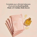 Evereden Soothing Belly Mask for Stretch Marks - 2nd/3rd Trimester Size | 1 count | Belly Mask for Pregnancy | Clean Pregnancy Skincare | Non-toxic and Fragrance Free