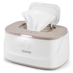 Baby Wipe Warmer, Wipe Warmer and Baby Wet Wipes Dispenser, 3 Temperature Control Large Capacity Wipes Warmer for Babies with Night Light (Gray+White)