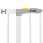 Hauck 59728 Open N Stop KD Pressure Fit Baby & Pet Safety Gate w/3.5" Extension, Accommodates 33 to 35" Wide Home Doorway, Stairway, or Hallway, White