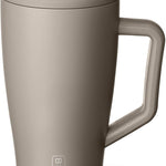 BrüMate Era 40 oz Tumbler with Handle and Straw | 100% Leakproof Insulated Tumbler with Lid and Straw | Made of Stainless Steel | Cup Holder Friendly Base | 40oz (Dune)