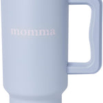 Simple Modern 40 oz Trek Tumbler with Handle and Straw Lid | Cup Holder Friendly Insulated Stainless Steel Travel Mug | Almond Birch