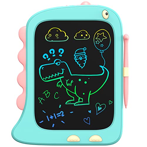 ORSEN 8.5 Inch LCD Doodle Board Tablet Toy - Green Dinosaur Drawing Pad for Kids 2-6 Years Old - Christmas and Birthday Gifts