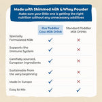 Holle Toddler Nutritional Drink, Non-GMO Cow Milk-Based Gentle Formula, for Kids 12-36 Months, 14 oz