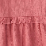 The Children's Place,and Toddler Girl Long Sleeve Ruffle Top,9-12 Months