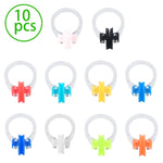 SAVITA Swimming Nose Clip with Waterproof Silica Gel for Kids and Adults, Multi-Color Box Package（10 Colors）
