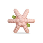 RaZbaby Bites Silicone Baby Teething Toy – Sensory Toy with Textured BerryBumps for Teething Relief, Easy-to-Hold Fruit Shape, BPA-Free, Soothes Front & Back Teeth – Gift for Babies, 3 Months+, Pink