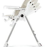 Peg Perego Prima Pappa Zero 3 - High Chair - for Children Newborn to 3 Years of Age - Made in Italy - Mon Amour (Rose Gold & White)