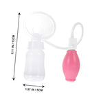 IWOWHERO Portable Manual Breast Pump Ergonomic Handheld Breast Milk Suction Pump with Detachable Design Made of Safe PP and Silicone Easy One-Hand Operation for Breastfeeding Moms The Go