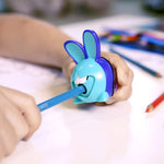 Maped Croc Innovation 1 Hole Pencil Sharpener - Sharpening on-the-go - Efficient, Sharp Finish - Unique Rabbit Design - Assorted Colors