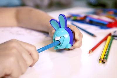 Maped Croc Innovation 1 Hole Pencil Sharpener - Sharpening on-the-go - Efficient, Sharp Finish - Unique Rabbit Design - Assorted Colors