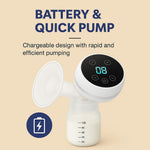 Wearable Hands-Free Electric Breast Pump – Portable & Quiet, 4 Modes, 9 Suction Levels, Rechargeable, Lightweight for Busy Moms