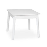 Melissa & Doug Wooden Square Table (White) Kids Table, Children's Furniture, for Kids Crafts and Activity