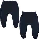 123 Bear Baby Soft Cotton Spandex Pants with Feet