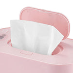 Baby Wipe Warmer, 3 Colors, thermostatical Control, PP Intelligent Adjustable Temperature to Use Infant Wipes Heater Car Charging ()