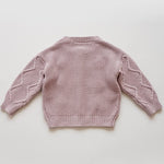 chengchuang Toddler Baby Girls Knitted Cardigan Sweater Solid Pompom Long Sleeve Button Warm Jacket Outerwear Clothes