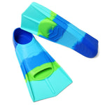 Foyinbet Kids Swim Fins,Youth Flippers Short Swimming Fins Flippers for Lap Swimming Training for Kids Girls Boys 2XS