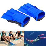 Kids Snorkeling Fins 2 Pack Swim Flippers for Children PVC Lightweight Diving Swimming Training Gear Snorkel Gear for Boys Girls Pool Beach Ocean Water Sports
