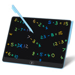 16 Inch Large LCD Writing Tablet for Kids, Colorful Reusable Electronic Doodle Board with Stylus, Educational Drawing Pad for Math Practice & Learning, Travel Essential Toys for Boys Girls (Blue)