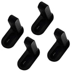 Flowden Childproof Door Lever Lock Prevents Toddlers Pets from Opening Doors, No Drill Tool Needed Easy to Instal, Child Safety Locks for Doors, Windows, washrooms (Black, Pack, 4)